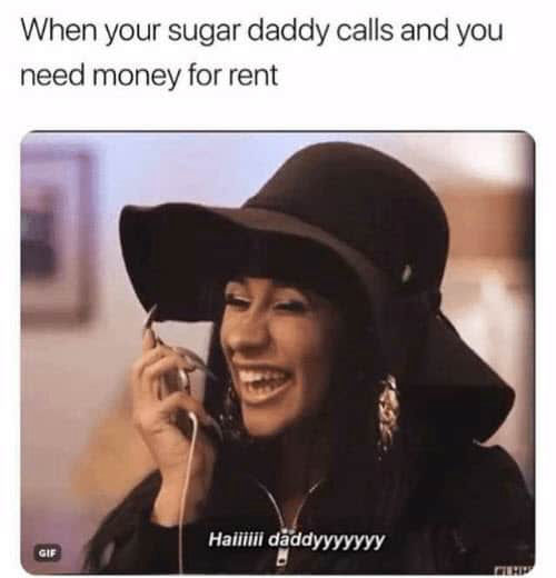 sugar baby meme